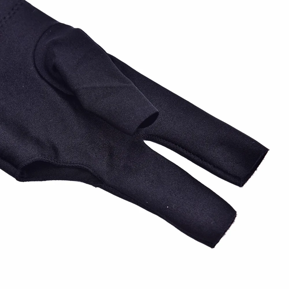 1 шт. спандекс кий для снукера игры в бассейн перчатки с левой рукой тремя