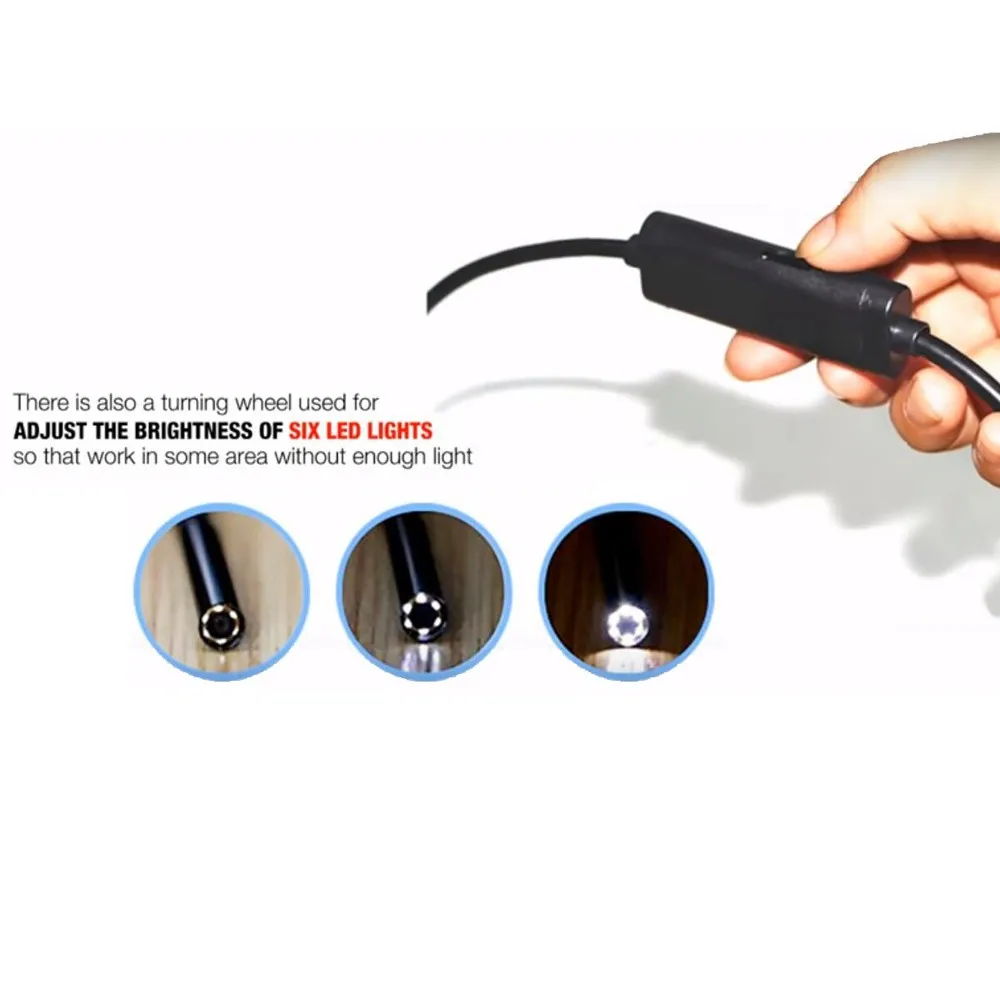 Камера эндоскоп USB 5 мм 2 м Android OTG|usb borescope camera|camera flexibleendoscope camera |