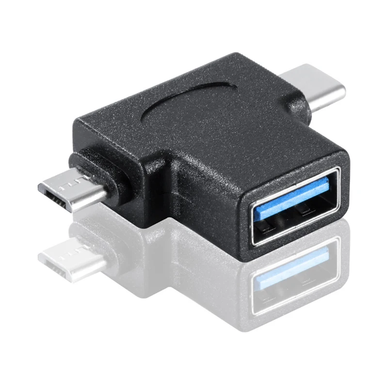 Kebidu Micro USB 3 0 Женский/Type-c Мужской Многофункциональный OTG конвертер кабель для