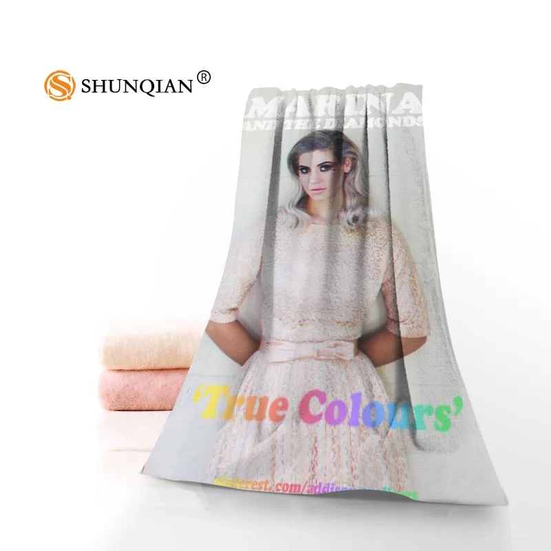 

High Quality Marina And The Diamonds Microfiber Bathroom Washcloth,Towels Custom Face Towel/Bath Towel Size 35x75cm, 70x140cm