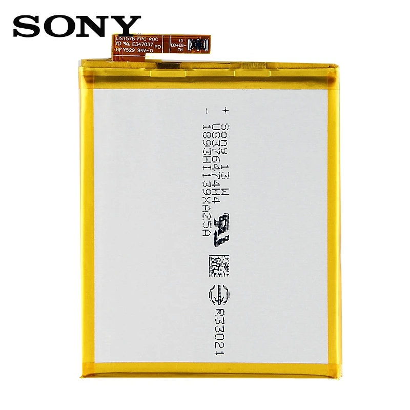Оригинальный аккумулятор SONY для Xperia M4 Aqua E2303 E2333 E2353 LIS1576ERPC 2400 мАч Подлинная