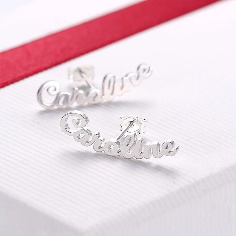 Оптовые продажи от Sweey хит продаж именные серьги персонализированные