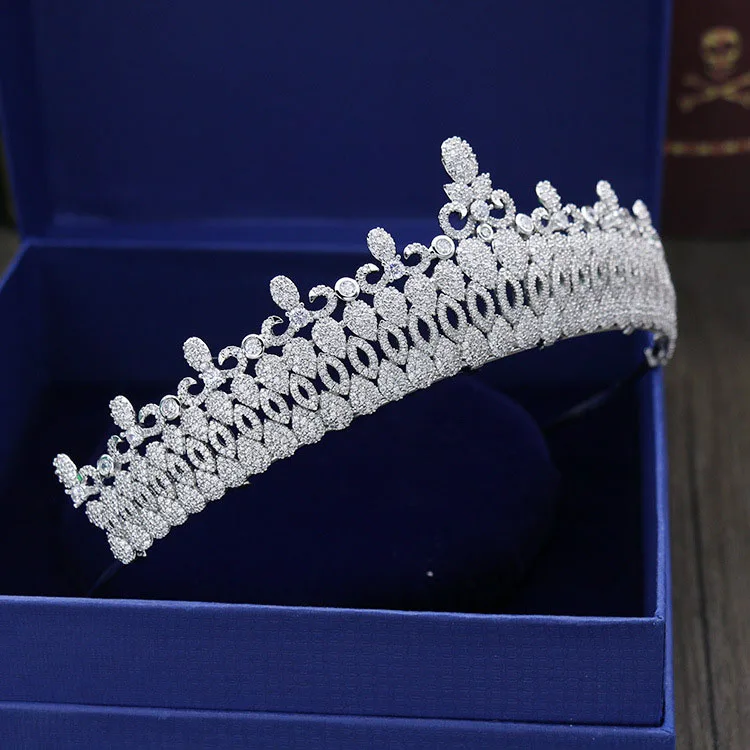 SLBRIDAL винтажная подвеска в форме зуба прозрачный кубический циркон свадебная