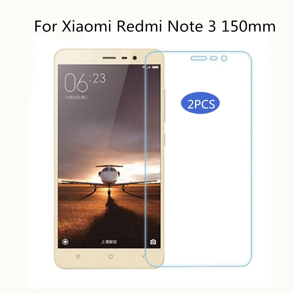 2pcs Screen Protector For Xiaomi Redmi Note 3 Tempered Glass Note3 150mm | Мобильные телефоны и аксессуары