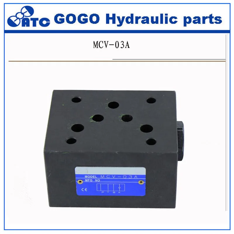 Модульный обратный клапан дроссельной заслонки серии GOGO MCV 03|check valve|valve check3 check valve