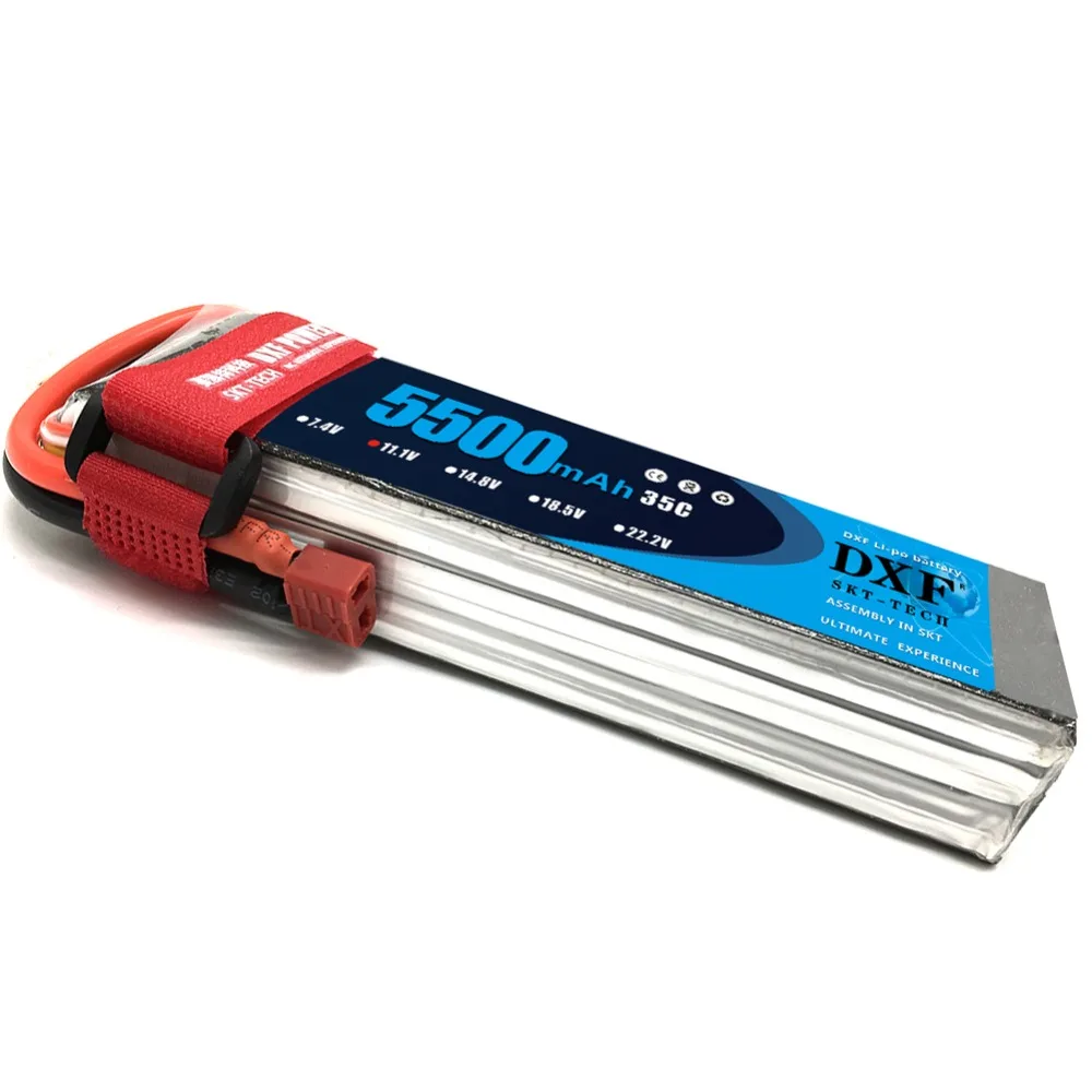 DXF 11 1 V 5500mAh 3S 35C Lipo RC Battery TRX Plug для радиоуправляемой модели дрона|rc battery|lipo rctrx plug |