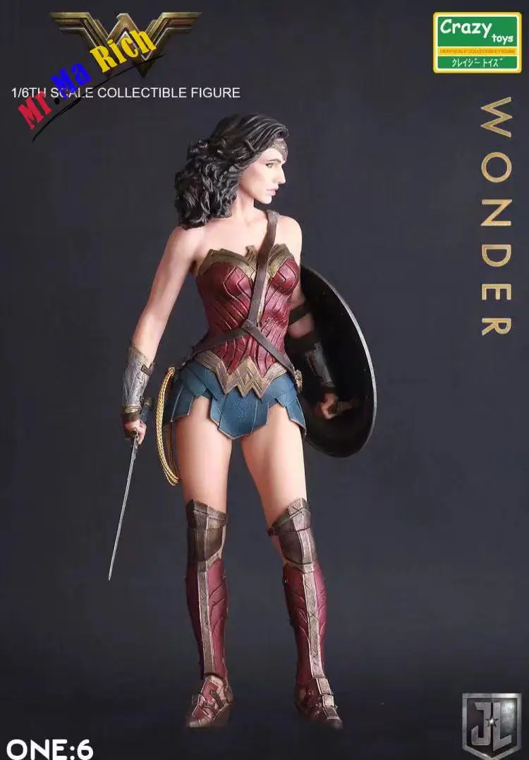 Pazzo Giocattoli 1:6 Dc Лига Справедливости Супер эроу Wonder Woman фигурка ПВХ кукла модель