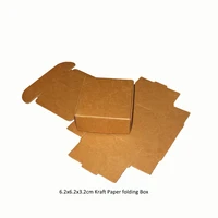 50pcs 6 2x6 2x3 2cm kraft paper box wedding gift packaging box for candy jewelry handmade soap bakery cake cookie chocolate box