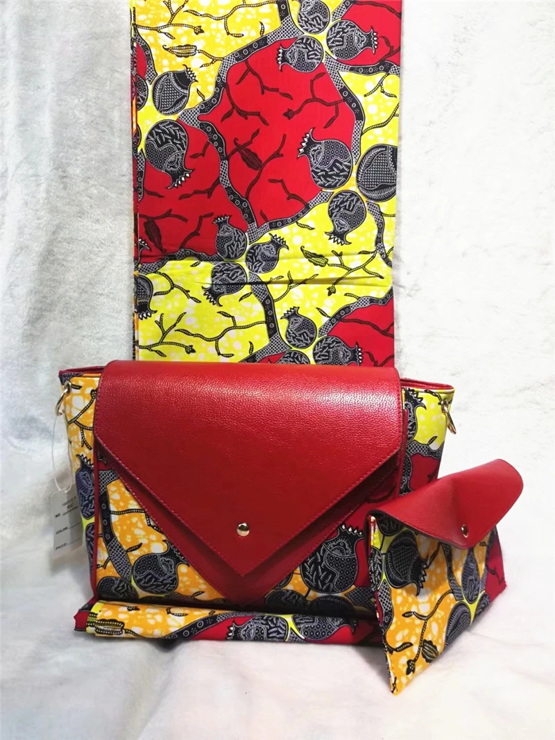 Восковая сумка с высококачественной Африканской хлопковой тканью Анкары