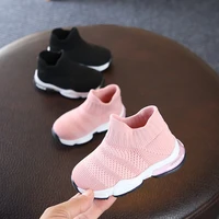 pink girls shoes infant knitting toddler shoes soft baby shoes fashion socks shoes boys sneakers high top ankle flats 15 19