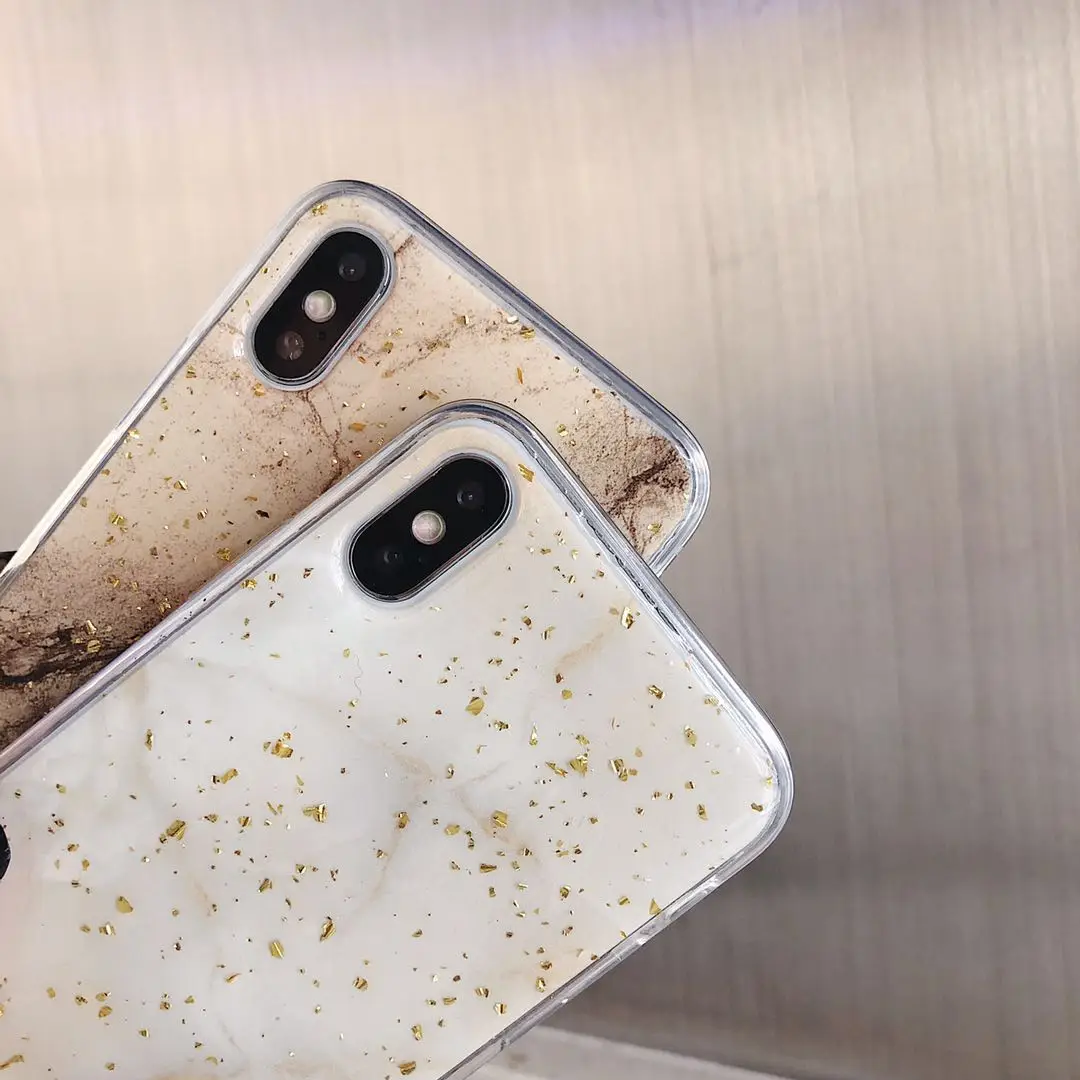 Модные роскошные мягкие чехлы для телефонов из ТПУ iphone XS Max XR X 8 7 6 6S Plus 5 блестящие