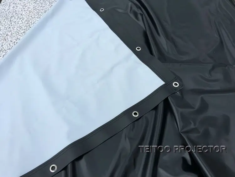 180 дюймовая 4:3 портативная мягкая зеленая черная фотопленка из ПВХ для 3D DLP