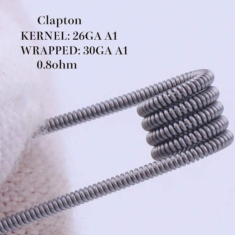 XFKM a1 316 плоский витой провод плавленый Clapton катушки улья предварительно завернутый провод Alien Mix Twist Quad Tiger нагревательный Rda катушка