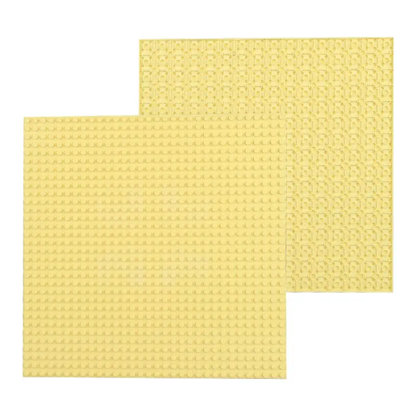 Light Yellow Высококачественные двухсторонние опорные пластины 32*32 точек для маленьких кирпичей DIY строительные блоки Базовая пластина совместима с классическими блоками - Цвет: Light Yellow