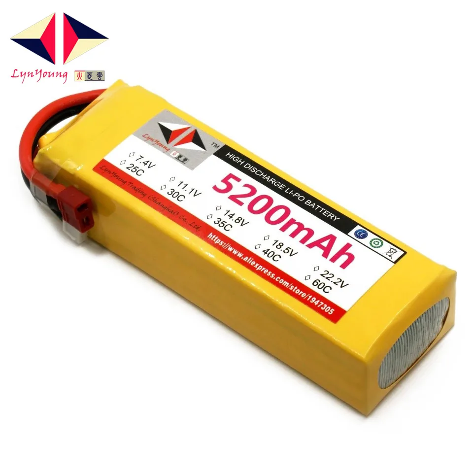 HX Lipo батарея 4S 14 8 V 5200mah 25C 30C 35C 40C 60C для радиоуправляемого дрона квадрокоптера