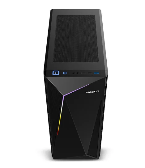 IPASON VGAME игровой настольный компьютер AMD R5-2600 6-ядерный 1050TI-4G выделенная карта/8G 2666 высокочастотный Оперативная память/240G SSD для ПК-игр