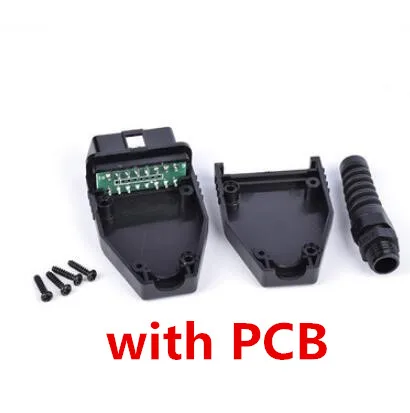 Автомобильный OBD2 16-контактный разъем OBD с вилкой+ чехол+ SR+ винт OBDII