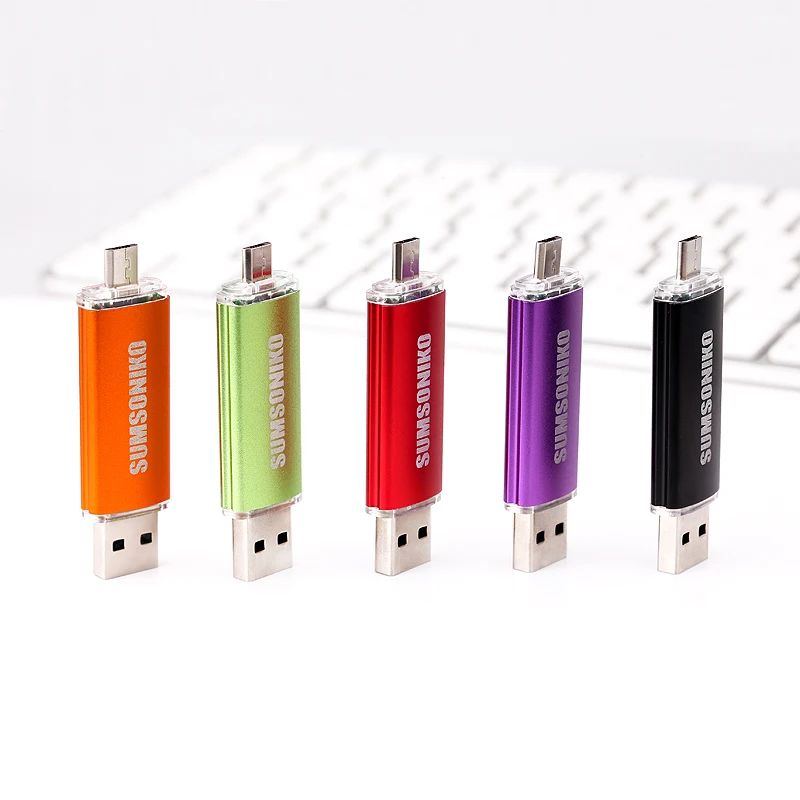OTG телефон usb flash drive высокое Скорость USB 3.0 Memory Stick 10 Цвета пользовательские подарок