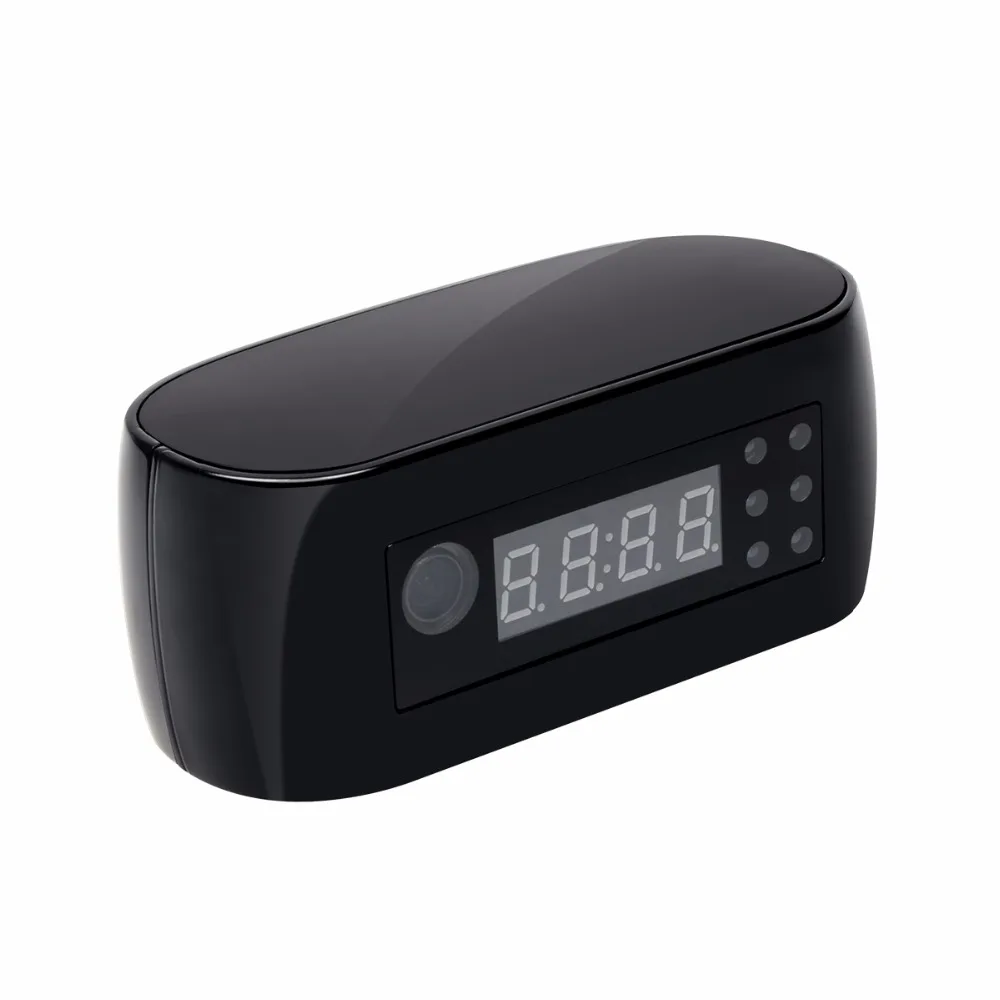 Хорошее качество HD Wifi камера с дисплеем времени электронные часы DV видеокамера P2P