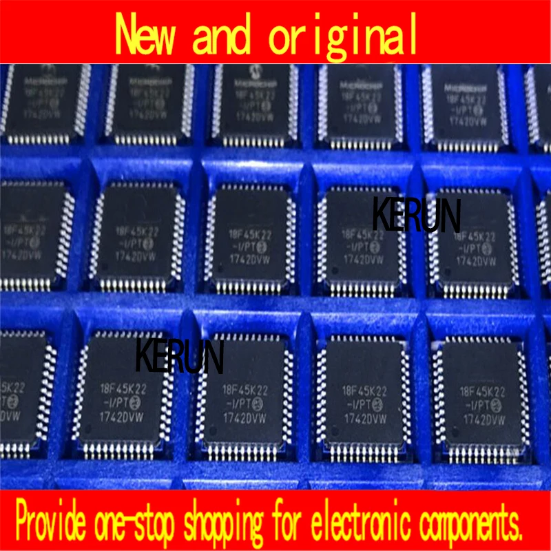 Оригинальный 50 шт./лот PIC18F45K22 I/PT 18F45K22 QFP44 новый оригинальный чип IC Бесплатная