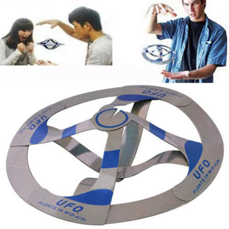 

Magic Trick Toys Hot Sale Mystery UFO Floating Flying Saucer Magic Flying Saucer Disc flying disc Outdoor Toy