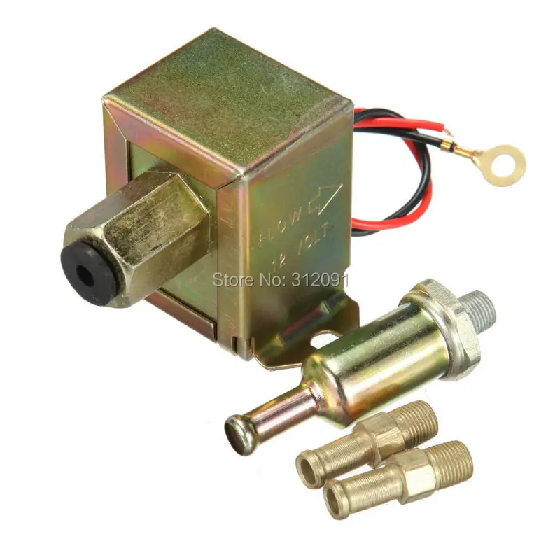 Универсальный 12В 2-4PSI 20-30 GPH авто металлический Электрический топливный насос