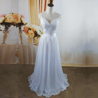 zj9113 2019 2020 white ivory bride dresses for beach wedding spaghetti straps lace plus size maxi formal size 2 28w