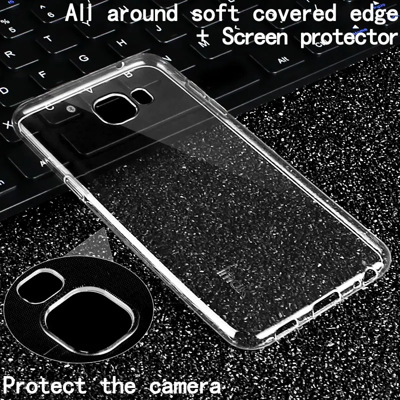 IMAK Stealth Clear TPU Case + Screen Protector Film for Samsung Galaxy C5 Pro C5010 |