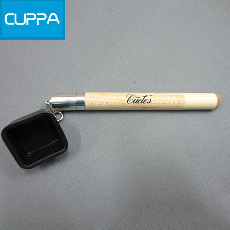 Новый 2 шт./лот Cuppa 2в1 карман мел держатель Prep Stick бильярд снукер бильярдный Cue Tip