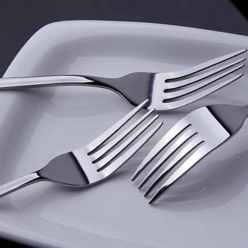 6 шт. детский десерт из нержавеющей стали|stainless fork|stainless steel forkstainless fruit fork |