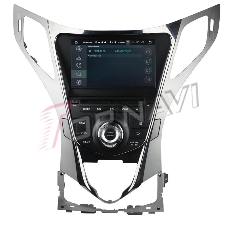 Автомобильный мультимедийный DVD плеер Topnavi 8 дюймов Android 9 0 для Hyundai AZERA greathg I55 2011 2012