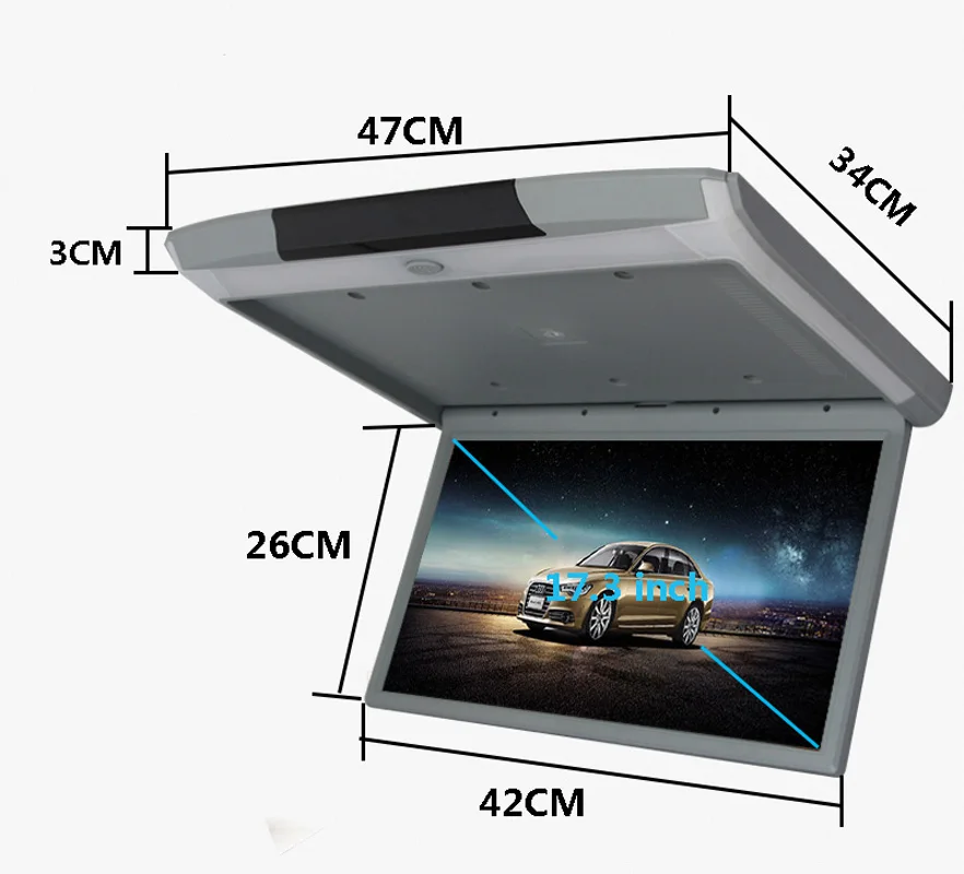 17 3 дюймовый монитор HD 1080P IPS откидное крепление сенсорная кнопка потолочный ТВ