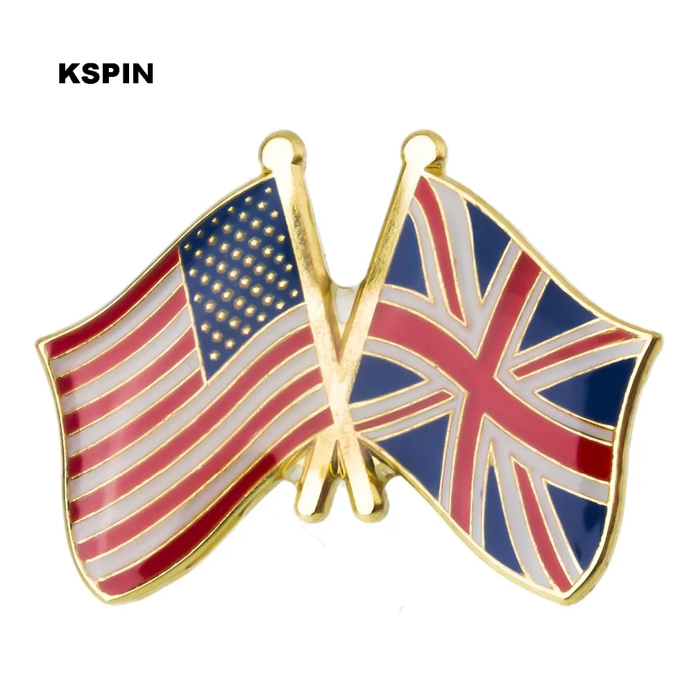 U.S.A Friendship Flag Metal Lapel Pin Military Badge Beautiful Brooches Coins Collectibles | Украшения и аксессуары