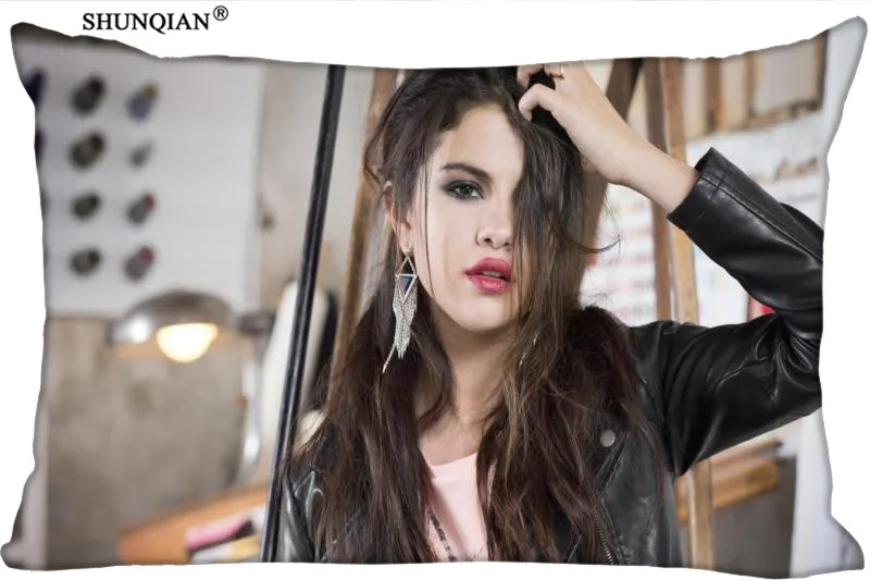 Горячая Распродажа больше размеров на заказ Наволочка Чехол Selena Gomez