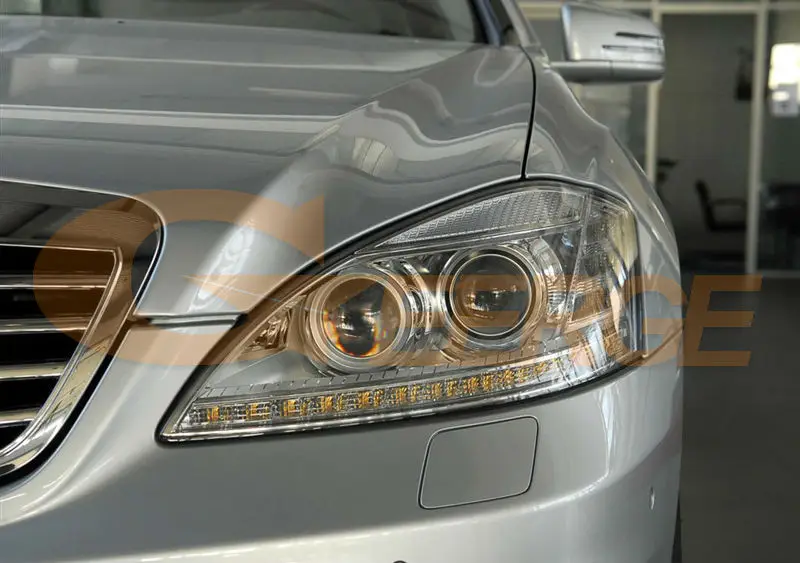 Для Mercedes Benz W221 S Class S350 S400 S500 S550 S600 S63 S65 AMG отличное ультра-яркая подсветка с холодным катодом(CCFL) Ангельские глазки комплект