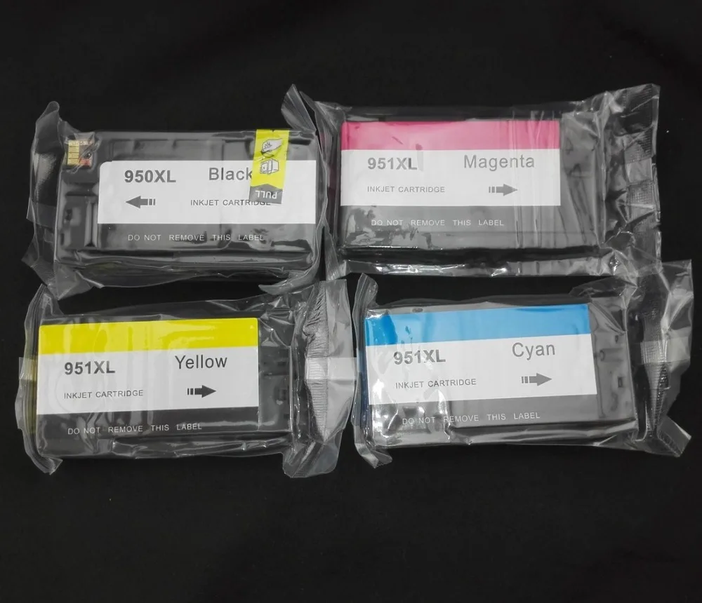 5/4 упаковки 950XL 951XL чернильный картридж для HP OfficeJet Pro 8100 8600 с чипами|ink cartridge|ink cartridge