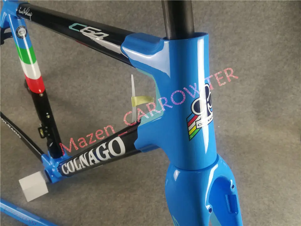 T1100 UD цвет: черный, синий Colnago C64 карбоновые шоссейные рамы передняя вилка подседельный зажим гарнитура с 48/50/52/54/56 см для выбора