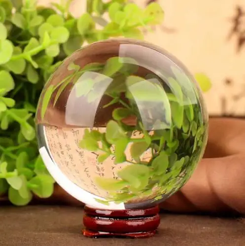 40 мм РЕДКИЕ Прозрачные натуральные камни фэн шуй хрустальный шар и минералы