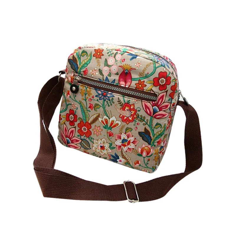 Новые модные холщовые женские сумки через плечо с цветочным принтом 88 WML99|fashion
