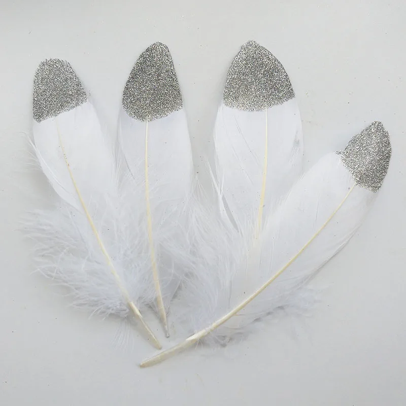 10 шт многоцветные в наборе, гусиные перья, домашняя Decoration15-20cm знаменитостей 6-8 дюймов, аксессуары, перья для свадебного украшения