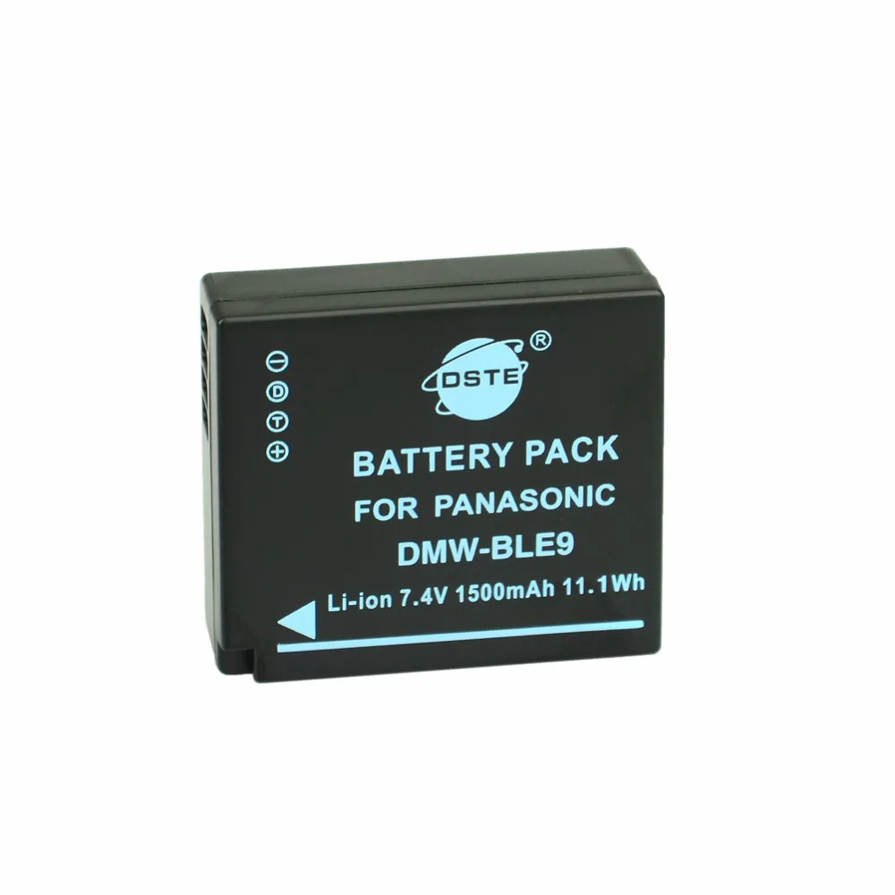 DSTE 2PCS DMW-BLE9 аккумуляторная батарея для фотоаппарата | Электроника