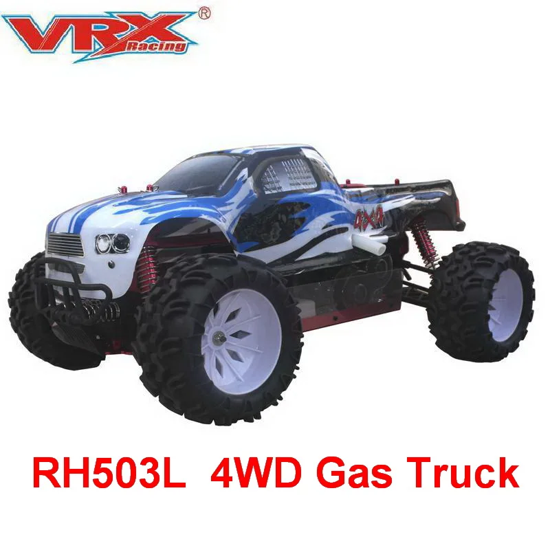 VRX Racing RH503L Монстр 1/5 масштаб 4WD газ питание RC грузовик, с CN30cc бензиновый двигатель грузовик, высокая скорость дистанционного управления автомобиль