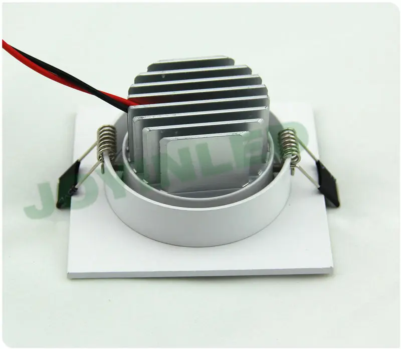 Бесплатная доставка 10 шт. Focos Led Empotrables En Techo 3X1W 6 Вт белый квадратный светодиодный
