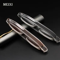 360 deg rotating portable pen reading glasses folding old light mirror women men eyewear1 0 1 52 02 53 03 54 0