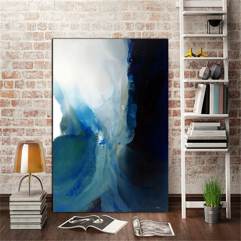

YongHe Home Decorative Canvas Printings Art Works Abstract Colors Separate Custom Sizes Oil Paintings For Decorate Living Room
