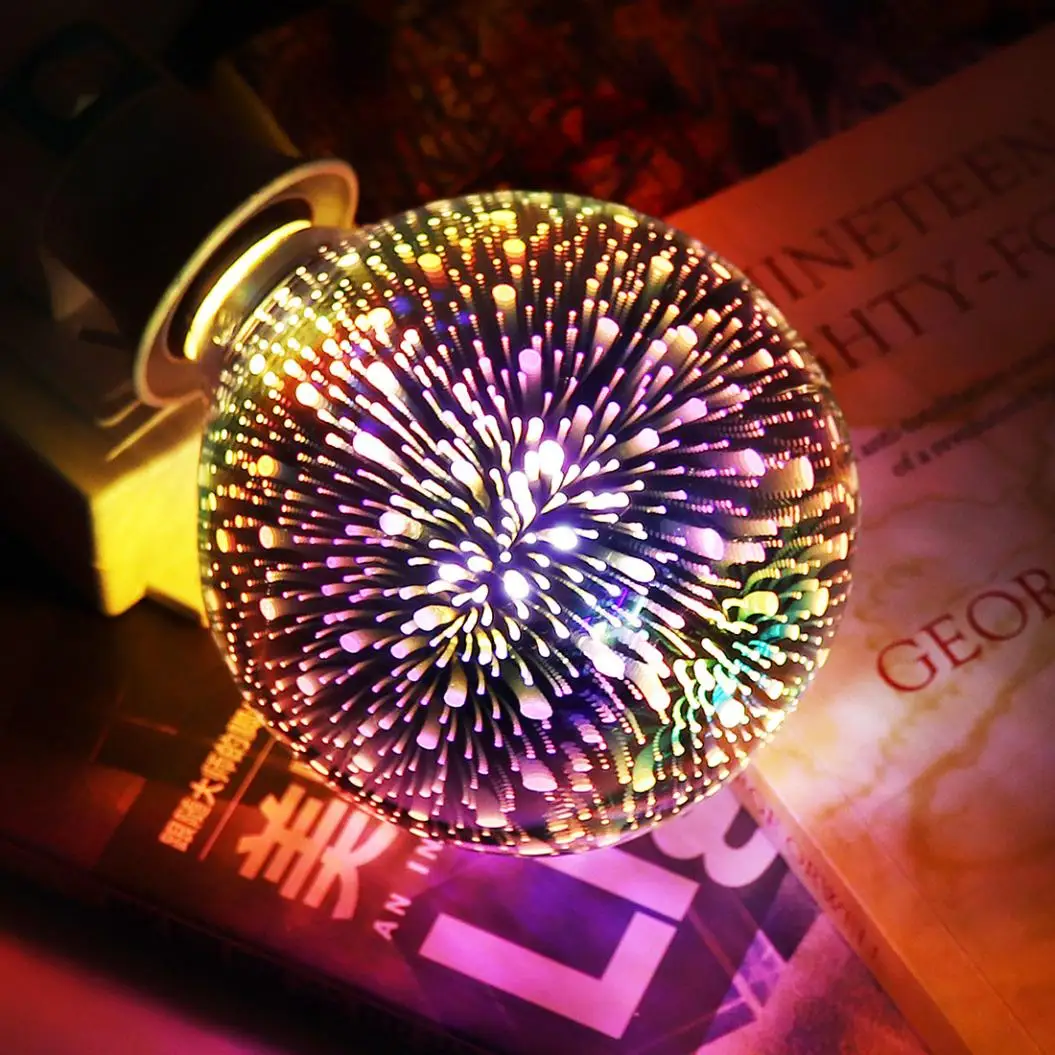 E27 AC 85-265V 3W Dazzle Color LED Light Bulb 3D Firework Lamp with 360 Degree Beam for Christmas Holiday Home Decoration | Лампы и