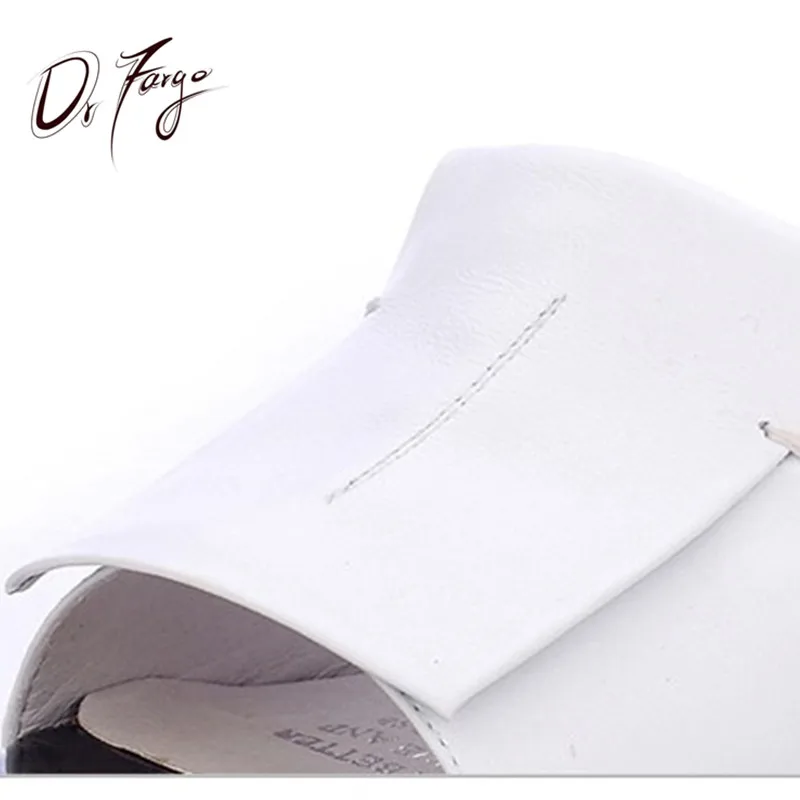 

DRFARGO Big size women Classic crystal 2cm square heel Genuine leather antislip metal front lader's Summer Beach casual Slippers