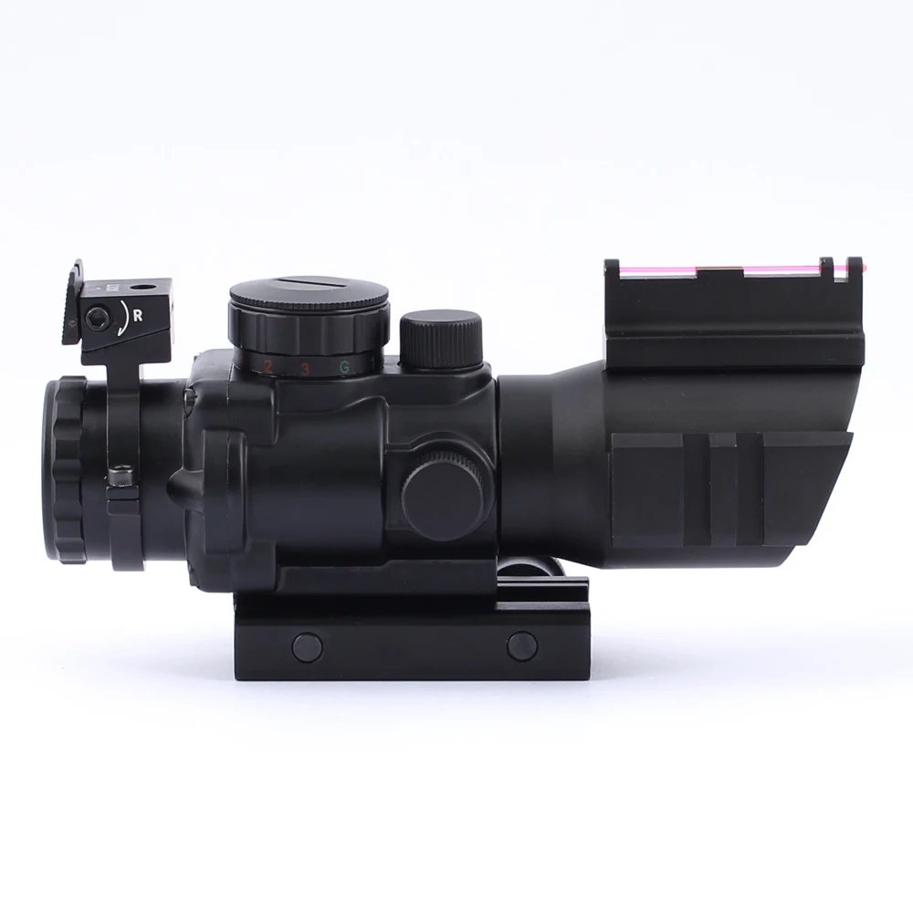 Тактический прицел SPINA OPTICS оптический с ласточкиным хвостом 20 мм 4x32 Acog|Оптические