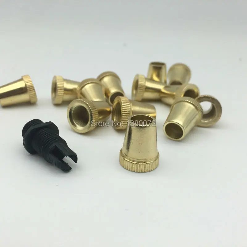 10 шт./лот металлический пружинный зажим для кабеля в винтажном стиле провода|cable