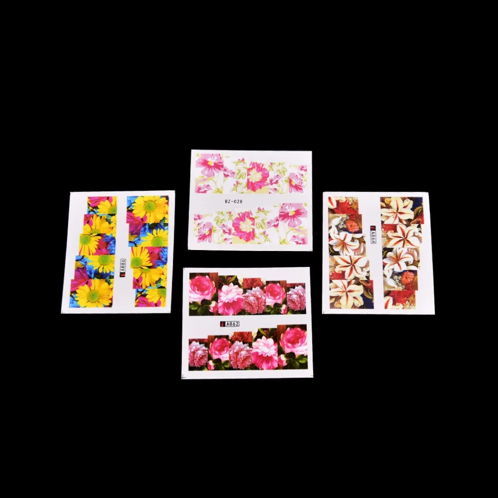 50 листов водные переводные наклейки для ногтей|designer nail stickers|nail design stickernail sticker |